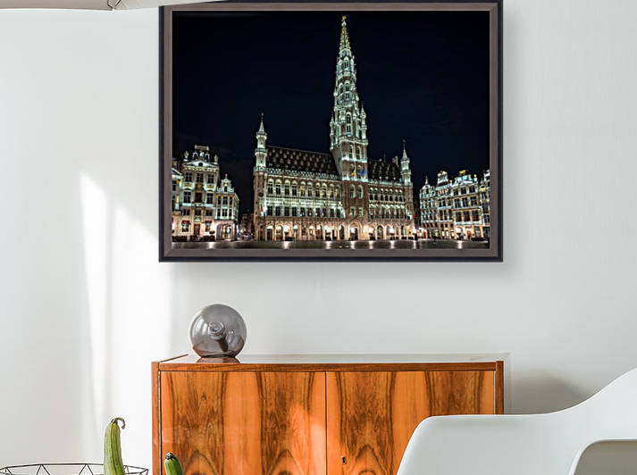 The Grand Place at night in Brussels - Belgium by zoltanduray