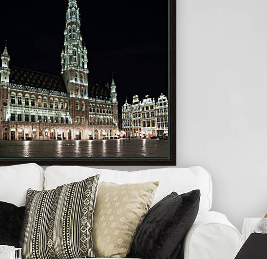The Grand Place at night in Brussels - Belgium by zoltanduray