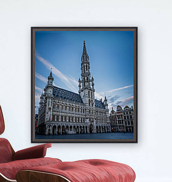 Town Hall in the Grand Place - Belgium by zoltanduray