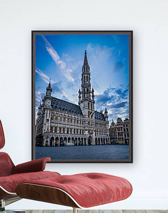 Town Hall in the Grand Place - Belgium by zoltanduray