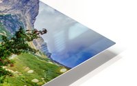 Mountain cottage at the Zelene pleso HD Metal print