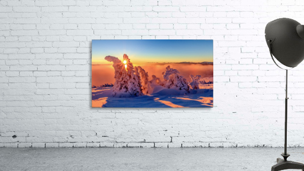 Sunset in the Alps Wall Preview