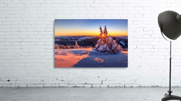 Sunset in the Alps Wall Preview