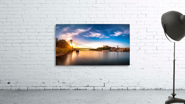 Sunset in Bratislava Wall Preview
