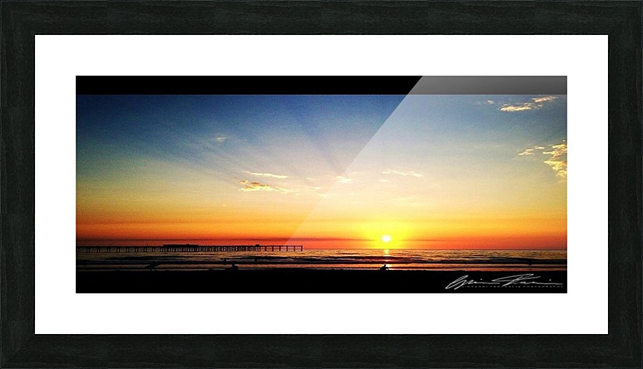 California Sunset Picture Frame print