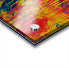 Vibrant Abstract Art with Bold Red and Yellow Pattern Acrylic print