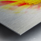 Big Kiss White Flame in watercolor Metal print