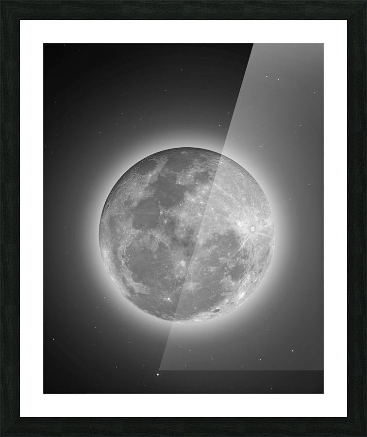 moon ps 1 2  Picture Frame print