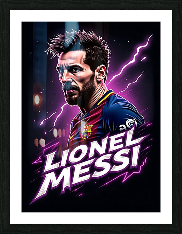 LIONEL MESSI Picture Frame print