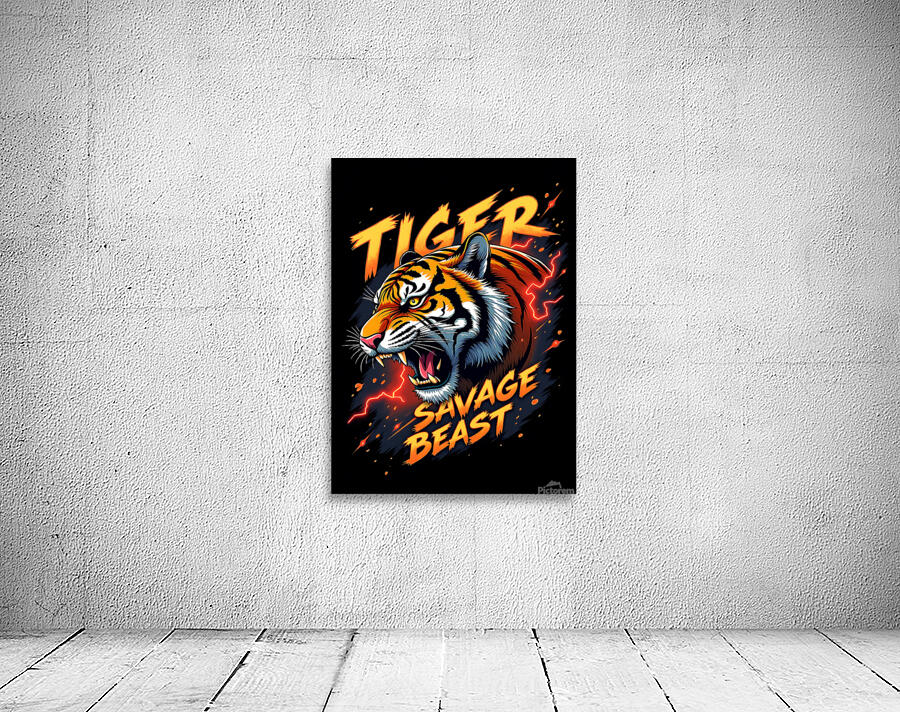 TIGER SAVAGE BEAST Wall Preview