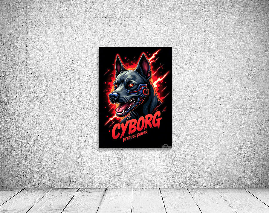 CYBORG PITBULL POWER Wall Preview