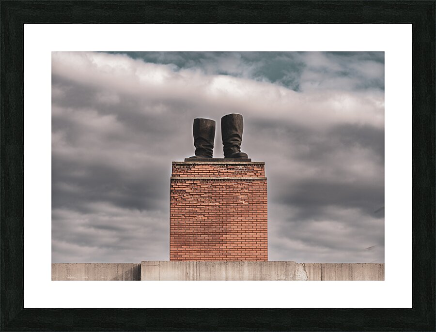 Stalin Boots Picture Frame print