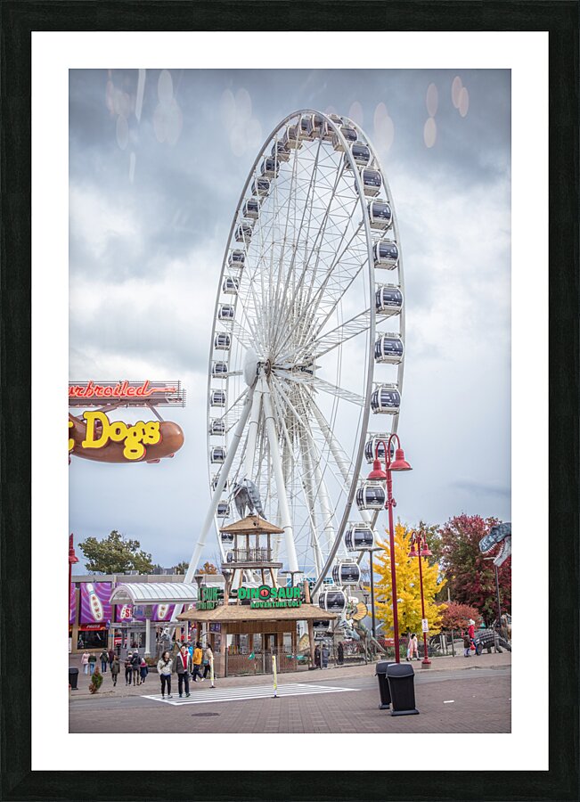 Giant Ferris Wheel Niagra Canada Picture Frame print