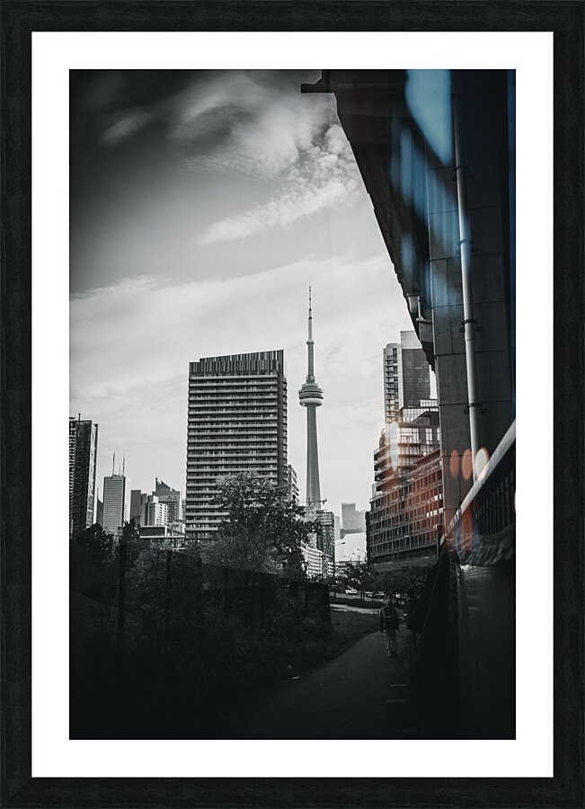 TorontoCity Cn tower  Picture Frame print