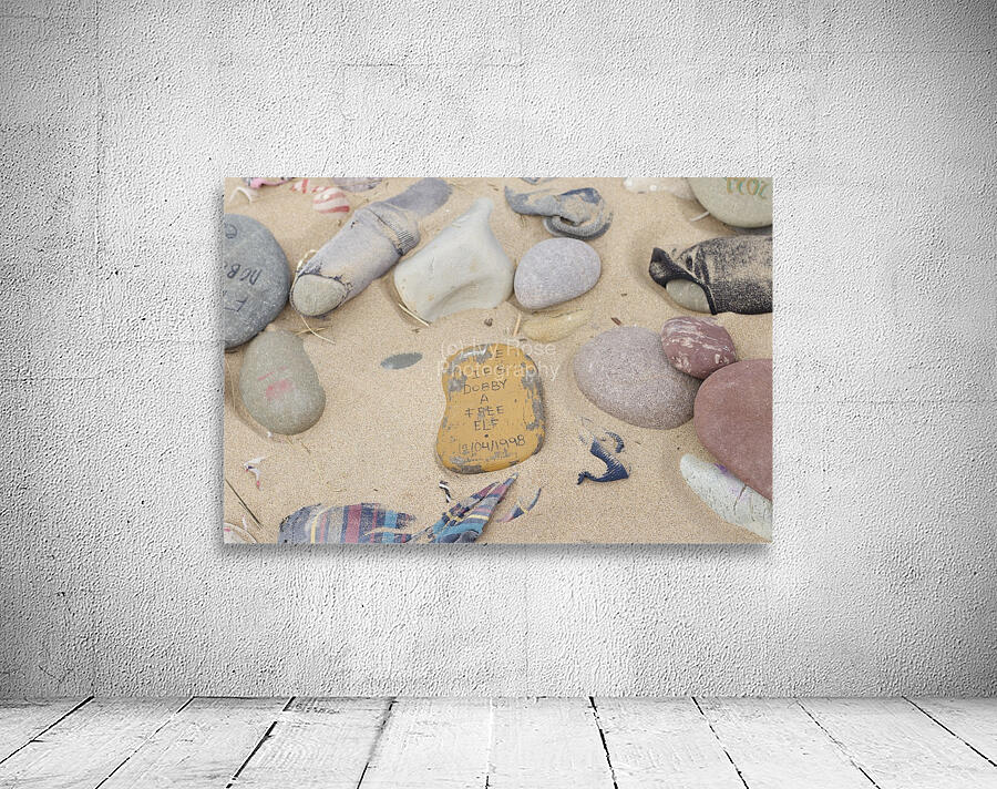 Dobby Harry potter stones left at grave Wall Preview