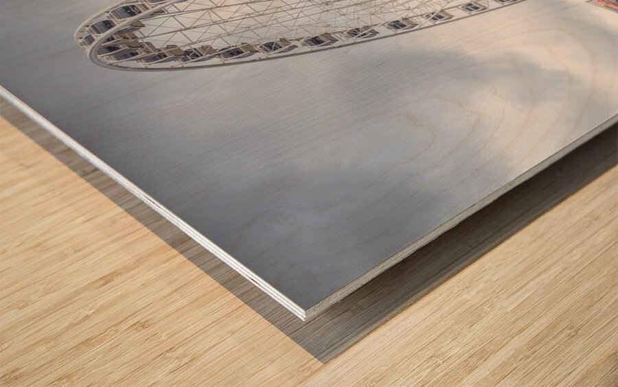 Giant Ferris Wheel Niagra Canada Wood print