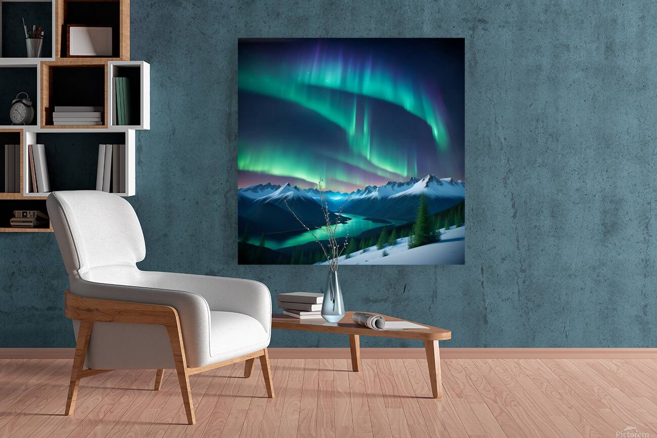 aurora borealis Reproduction