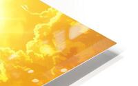 sun clouds radiant HD Metal print