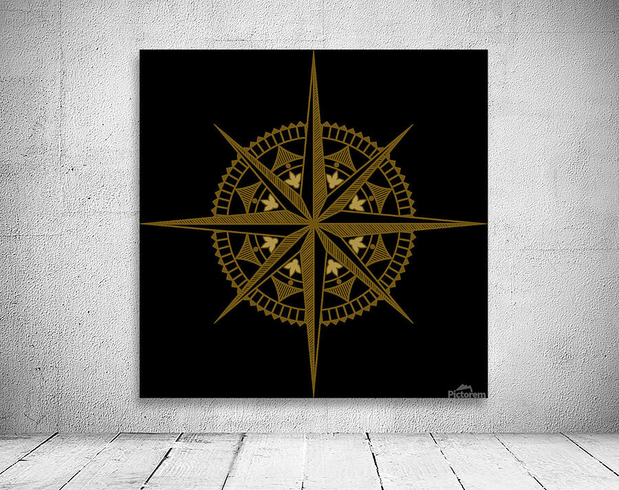 Wind rose Compass rose Ancient compass angle tech Wall Preview
