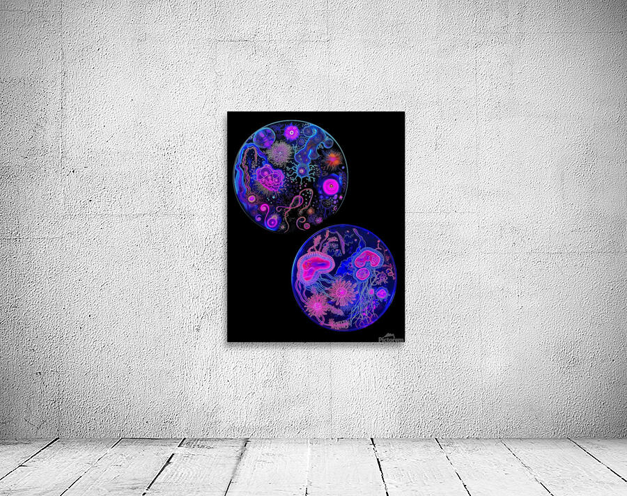 microscopic fluorescent Wall Preview