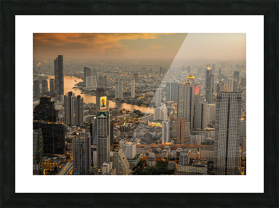 BANGKOK CITY  Picture Frame print
