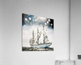 Tall Ship Eagle Full Sail Acrylic Print