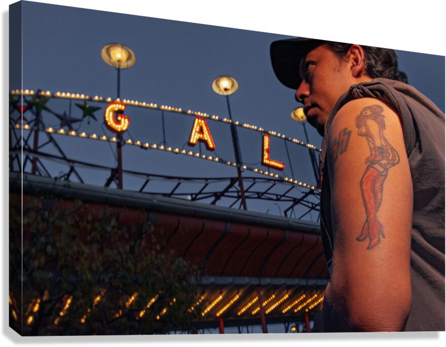 Carnival Worker Canvas Print