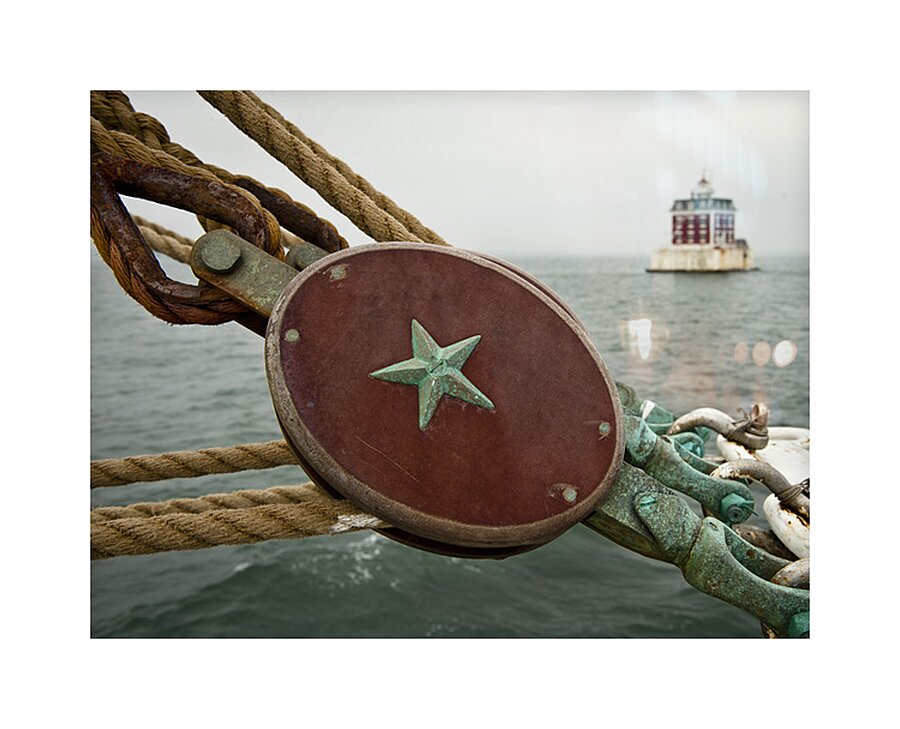 Shackle USCG Eagle Picture Frame print