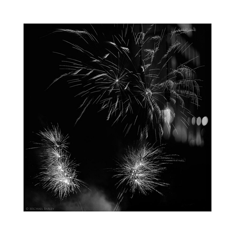 B&W Celebrations  3 Picture Frame print