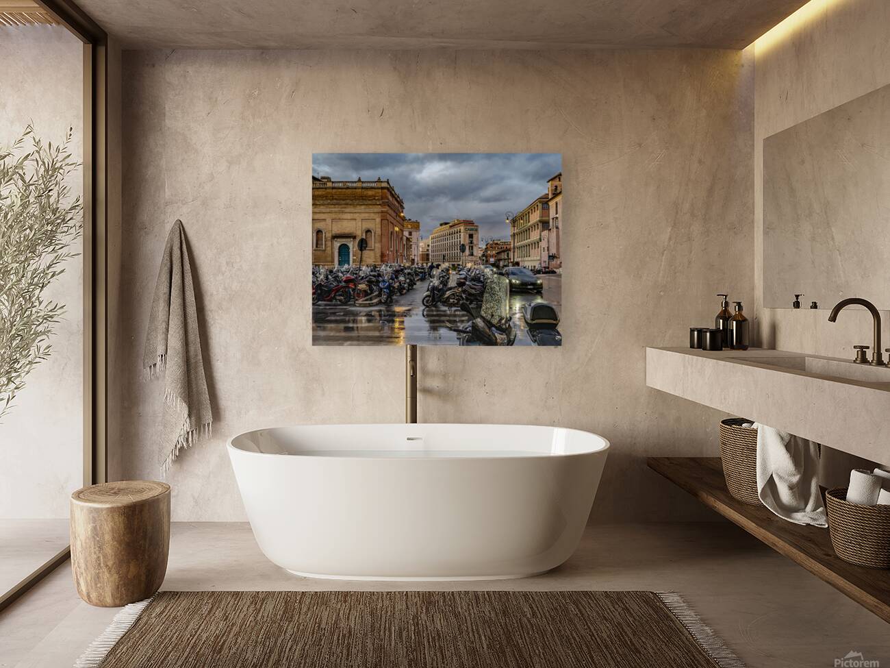 Evening Storm Rome Reproduction