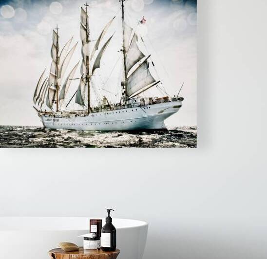 Tall Ship Eagle Full Sail by MichaelBarley
