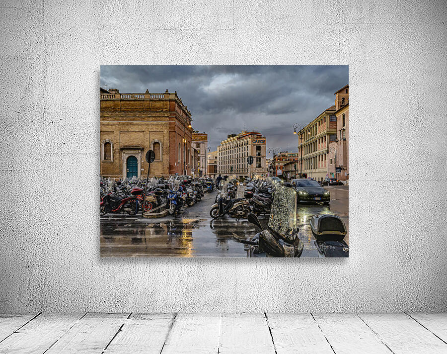 Evening Storm Rome Wall Preview