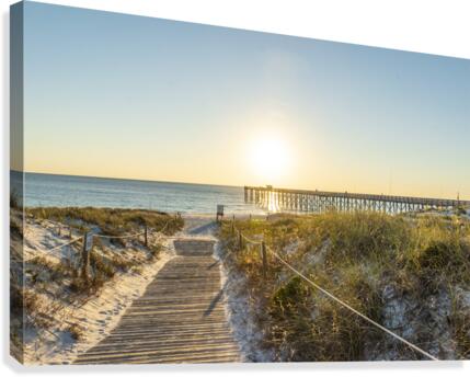 Piering into the Sun Canvas Print