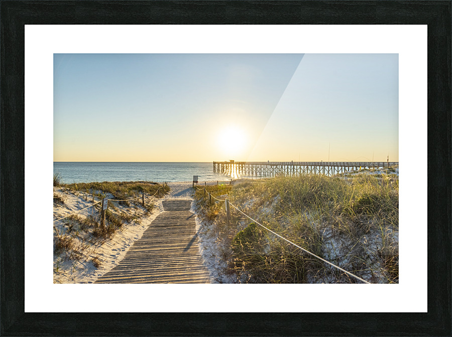 Piering into the Sun Picture Frame print