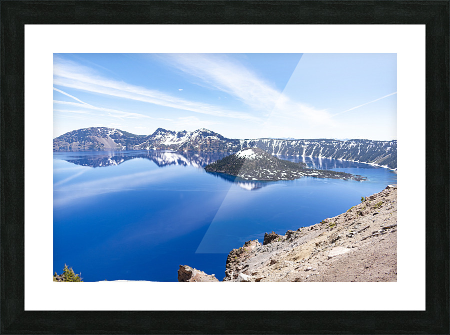 Sapphire Reflections Picture Frame print