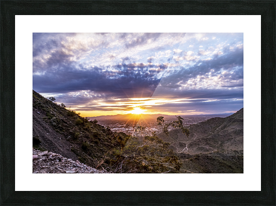Phoenix Mountain Sunset Picture Frame print