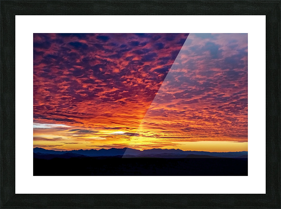 Sunset over Arizona  Picture Frame print