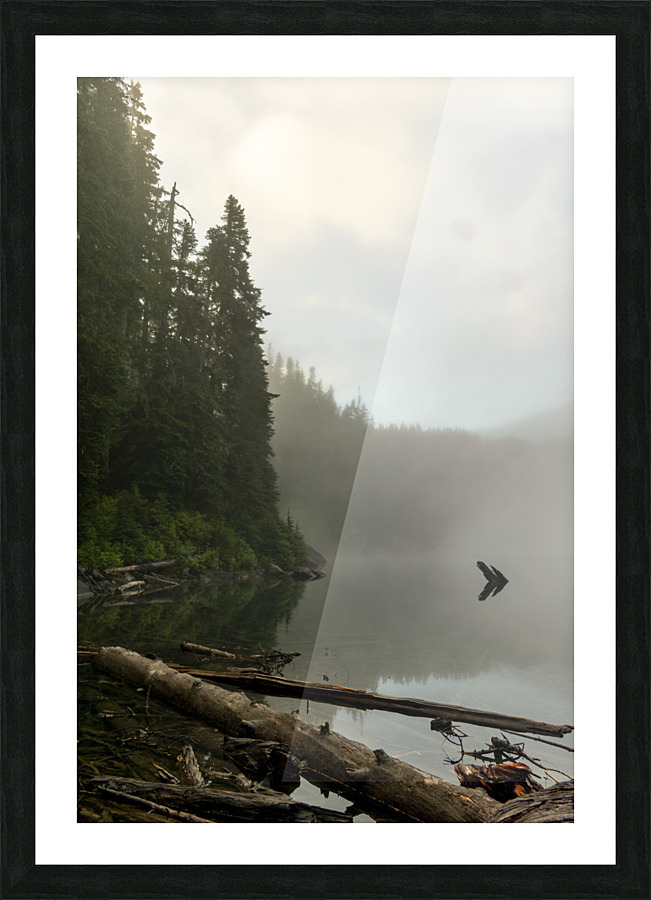 Misty Mountain Picture Frame print