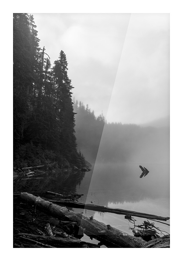 Misty Mountain Mourning Picture Frame print