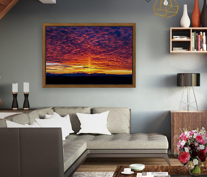 Sunset over Arizona  Reproduction