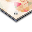 QLR 002 – triangle paper love  heart red Acrylic print