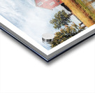 QMF 009 – Red Barn Beside Tree Beach City OH Un Acrylic print