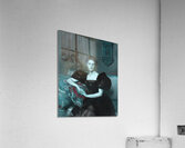 QAC 0016 – Ghostly Blue Red with Vampire teeth. Acrylic Print