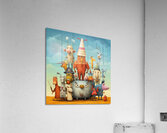 QAN 1036 – Whacky Animal Family Acrylic Print
