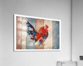 QMF 017 – Patriotic Farm Banner Acrylic Print