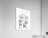 QVT 1050 – Vintage Patent Illustrations Bicycle Acrylic Print