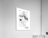 QVT 1061 – Vintage Patent Illustrations Slinky. Acrylic Print