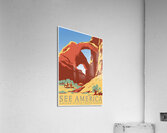 QVT 1116 – Vintage stock graphics vintage trave Acrylic Print