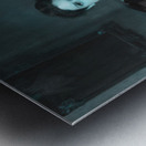 QAC 0016 – Ghostly Blue Red with Vampire teeth. Metal print