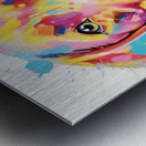 QAN 1062 – Bold Painted Lab Colorful Happy Dog. Metal print